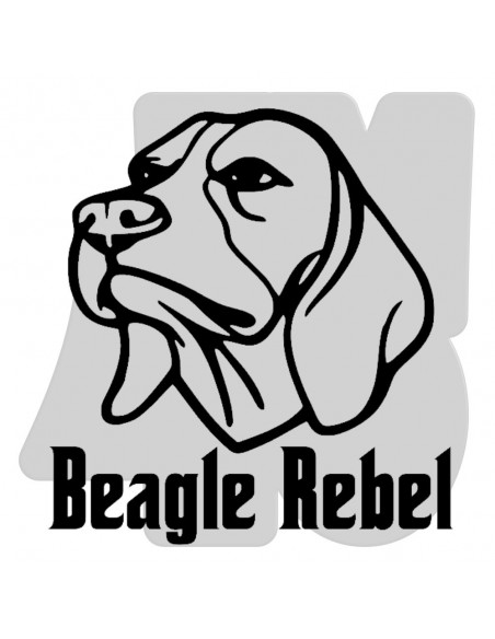 Samolepka Beagle 004