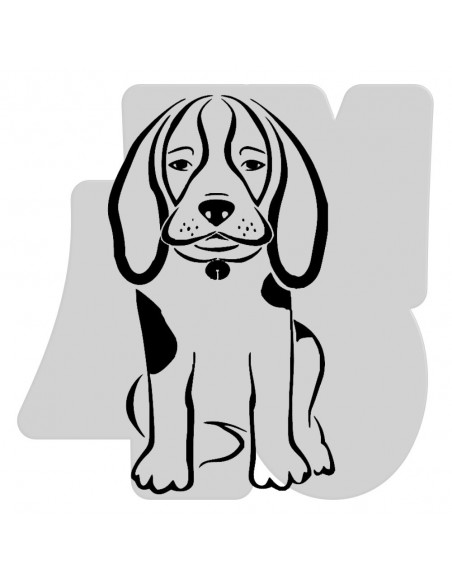Samolepka Beagle 009
