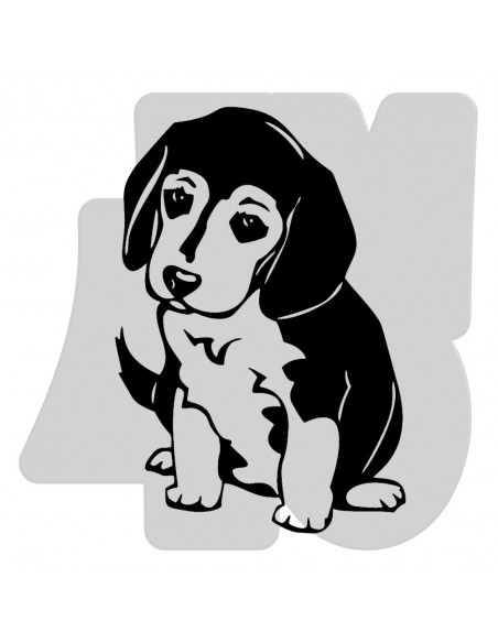 Samolepka Beagle 010