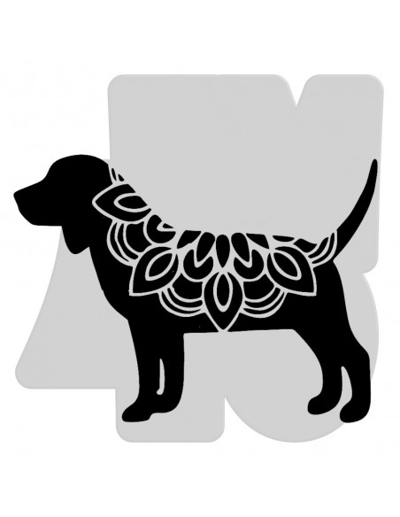 Samolepka Beagle mandala