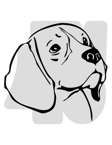 Samolepka Beagle 013