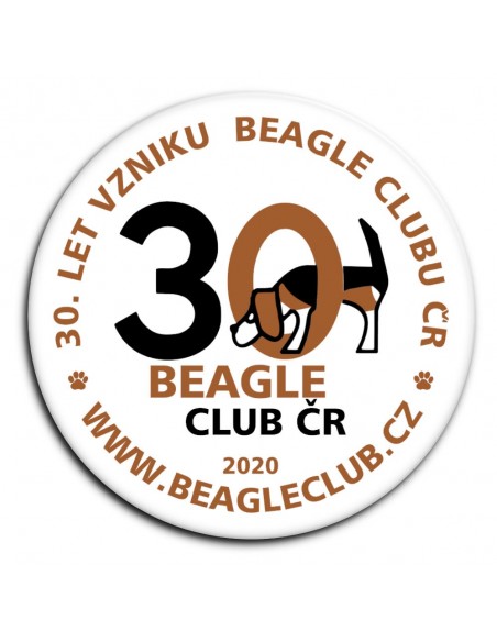 Placka 30. let vzniku Beagle Clubu