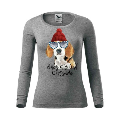 Dámské tričko Beagle s čepicí