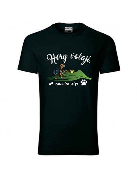 Pánské tričko Hory volají, musím jít