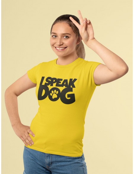 Dámské tričko I SPEAK DOG